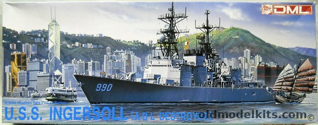 DML 1/350 USS Ingersoll DD990  / USS Peterson DD969 ABL Destroyer, 1007 plastic model kit